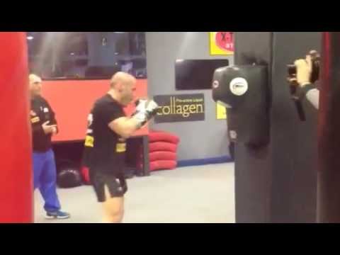 Iron Mike Zambidis training