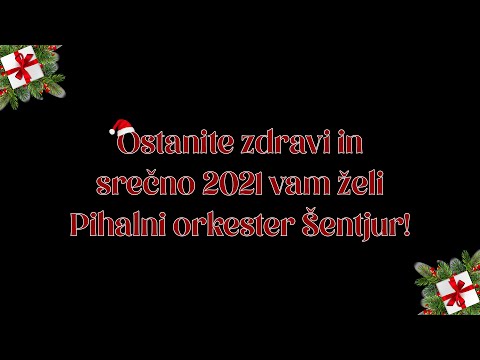 Pihalni orkester Šentjur - Silvestrski poljub (nagovor župana občine Šentjur)