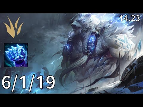 Volibear Jungle vs Hecarim - EUW diamond | Patch 14.23