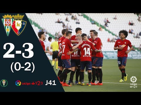 Gol de Brandon Thomas (0-2) en el Córdoba 2-3 Osasuna | Liga 1,2,3 2018/19