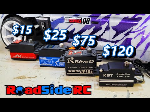 Best for Drift??   Cheap and Expensive Low Profile Servos TESTED