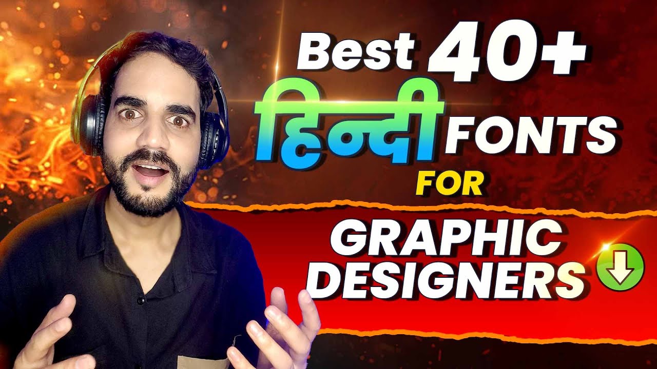Best Hindi Fonts For Graphic Designers | Top Free & Premium Hindi Fonts for Logo, Poster & Thumbnail