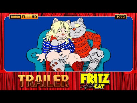 Fritz the Cat (1972) AI Upscaled Trailer [FHD]