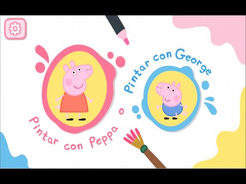 Peppa's Paint Box || Pinta con Peppa pig || Gameplay 2015