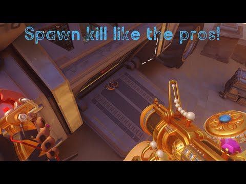 Junkrat spawn kill for every map : Overwatch