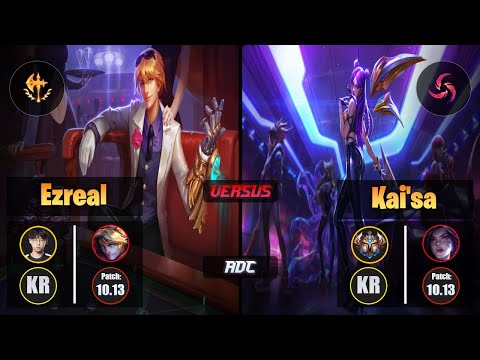 Zenit EZREAL (ADC) [Conqueror] VS KAI'SA - Challenger KR Patch 10.13