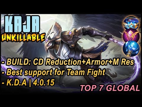 Unkillable Kaja | Amazing gameplay&build by top 7 global [ ~Alibaba~ ]- Mobile legends