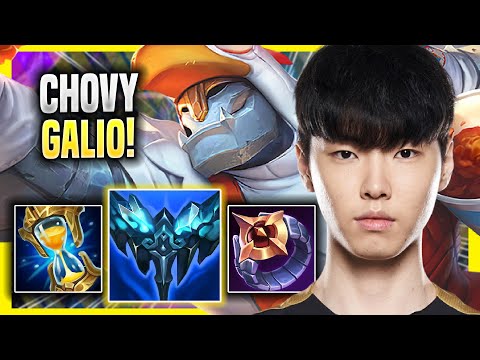CHOVY IS A MONSTER WITH GALIO! - GEN Chovy Plays Galio MID vs Kassadin! | Season 2022