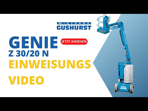 Meistern Sie die Genie Z 30: Umfassendes Einweisungsvideo