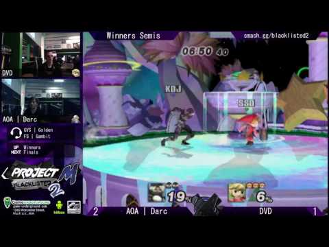 Blacklisted 2 WS - AOA | Darc (Sheik, Captain Falcon) vs. DVD (Toon Link)