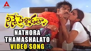 Nathora Thamashalato Video Song | Ninne Pelladatha Movie | Nagarjuna,Tabu