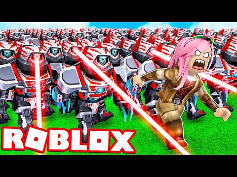PHERE DISTRUGGE IL MONDO CON IL SUO ESERCITO DI ROBOT! - ROBLOX