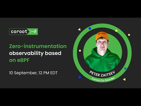 Zero-instrumentation observability based on eBPF