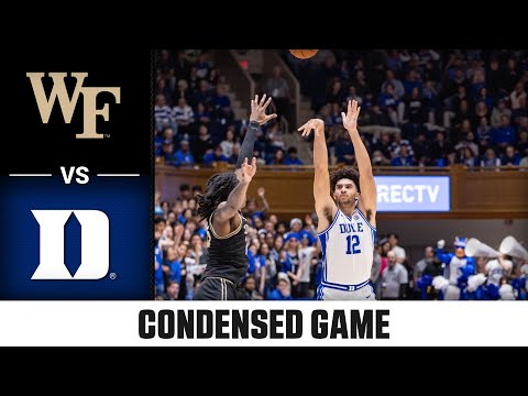 Wake Forest vs. Duke Condensed Game | 2025-26 ACC Men's Basketball