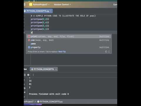 The Role Of Pow Function In Python Programming Explained In 3 Minutes Programmers Pythoncoding