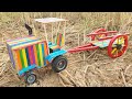 Tractor And Cow Bullock Cart From Wood Stick DIY Woodworking Projects