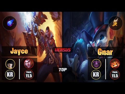 Khan JAYCE (Top) [Phase Rush] VS GNAR - Master KR Patch 11.5