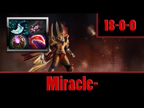 Dota 2 - Miracle- plays Legion Commander Mid 19 MIN GG, 1 MIN = 1 KILL!