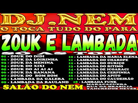 CD DE ZOUK E LAMBADA ( SÓ AS TOP'S ) REMIX DJ NEM DE ICOARACI