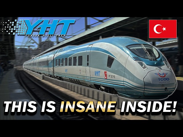 Travel vlog - Turkey's LUXURY High Speed Train - Istanbul to Ankara at 250km/h in a VIP Suite!