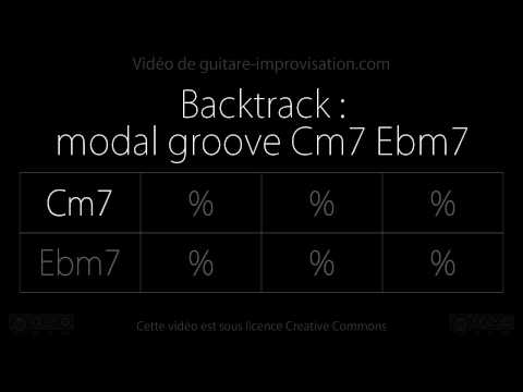 Modal groove Cm7 Ebm7 : Backing track