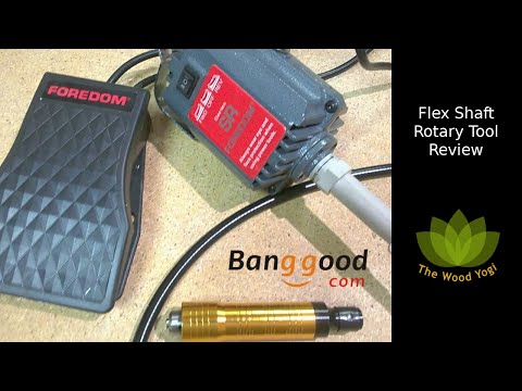 Flex Shaft - Rotary Tool - Banggood Review - Woodworking - Jewellery Making