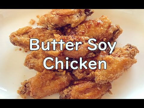 Crispy, Juicy, and Delicious: Easy Butter Shoyu Chicken Wings Recipe (Less Flour, Double Fried)