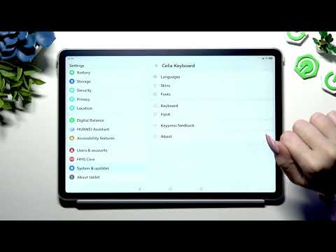 HUAWEI MatePad 11.5 (2025) – How to Find Text Correction Settings
