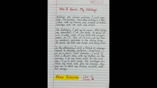 Download lagu English Essay / How I spend My Holidays /👍 mp3 Download lagu English Essay / How I spend My Holidays /👍 mp3