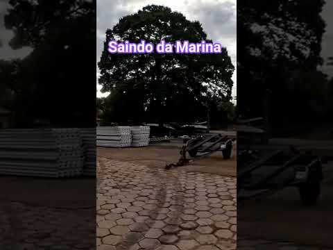 Saindo da Marina de candeias do Jamari sentido a porto velho #2025 #fazer250cc #marina #lancha