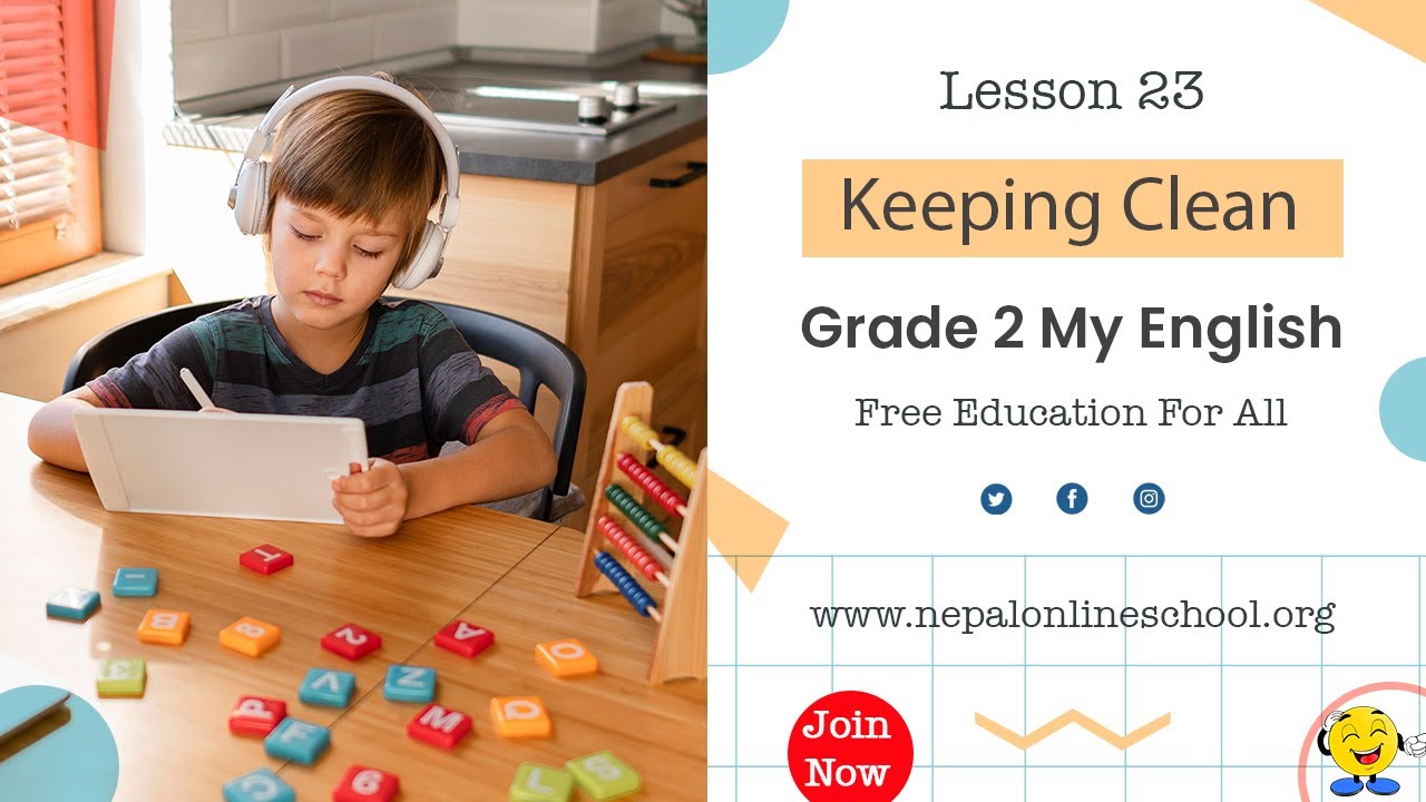 26 Keeping Clean Lesson 23 Grade 2 My English