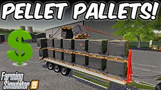 Selling Pellet Pallets of Palletized Pellets! | Sandy Bay | Farming Simulator 19