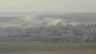 preview picture of video 'Batalla por Kobane tras la llegada de refuerzos'