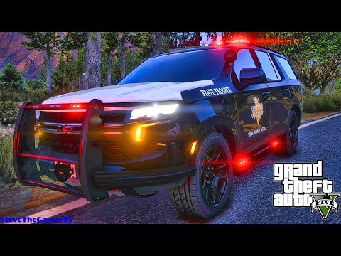 Playing GTA 5 As A POLICE OFFICER Highway Patrol| Texas|| GTA 5 Lspdfr Mod| 4K