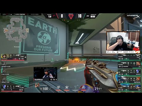 TLN foxz & Sushiboys insane 2v5 against MIBR | VCT LOCK//IN