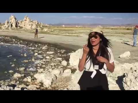 Saleha at Mono Lakes ( California )