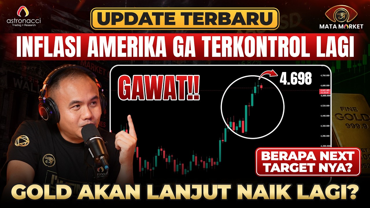 UPDATE TERBARU! GOLD BISA LANJUT TERBANG?? INFLASI AS KACAU!