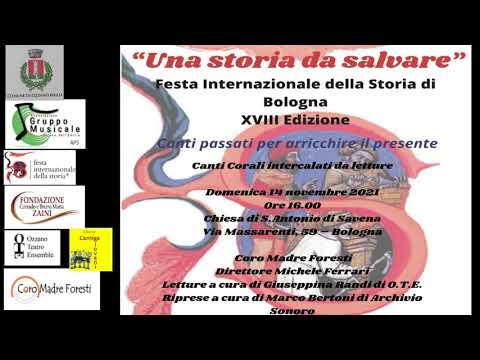 Festa internazionale della storia  XVIII edizione  UNA STORIA DA SALVARE