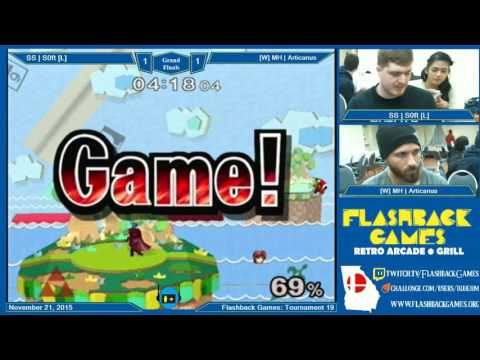 Flashback Games Presents: Tournament 19 - Soft (Jiggs) Vs. Articanus (Marth) GF
