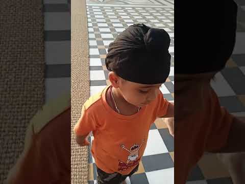 Viraj at gurudwara 😃