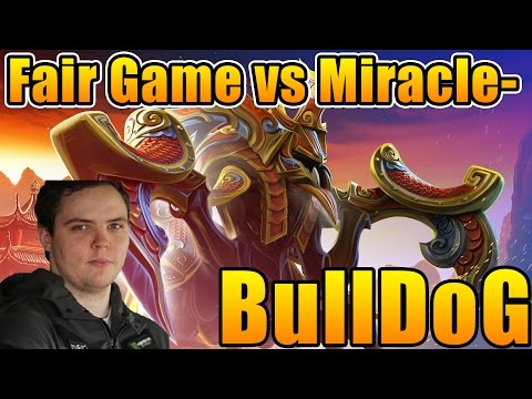 BullDog Dota 2 [Nyx Assassin] + S4 vs Miracle-, IT'S not FAIRRRR