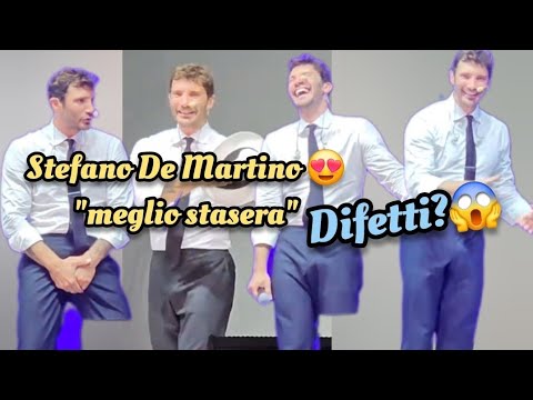 UNIQUE😍 Stefano De Martino in "better tonight" ...DEFECTS?