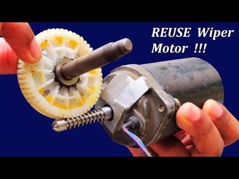 Do Not Throw Away your Car Power Window Motor 12v 10 Amps DC Motor Salvage DIY