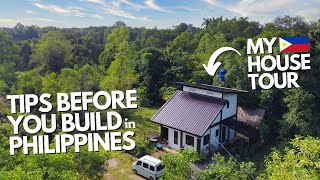 TIPS for Building a House in the Philippines as a FOREIGNER • House Tour in Bohol 🇵🇭