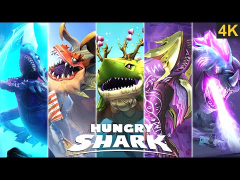 ALL STRONGEST SHARKS TRAILER & MOVIE COMPILATION (2018 - 2023) | HUNGRY SHARK - GAIA UPDATE 4K