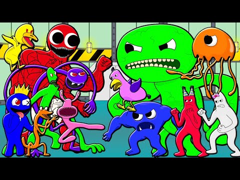 ALL SERIES GARTEN OF BAN BAN VS RAINBOW FRIENDS! Cartoon Animation