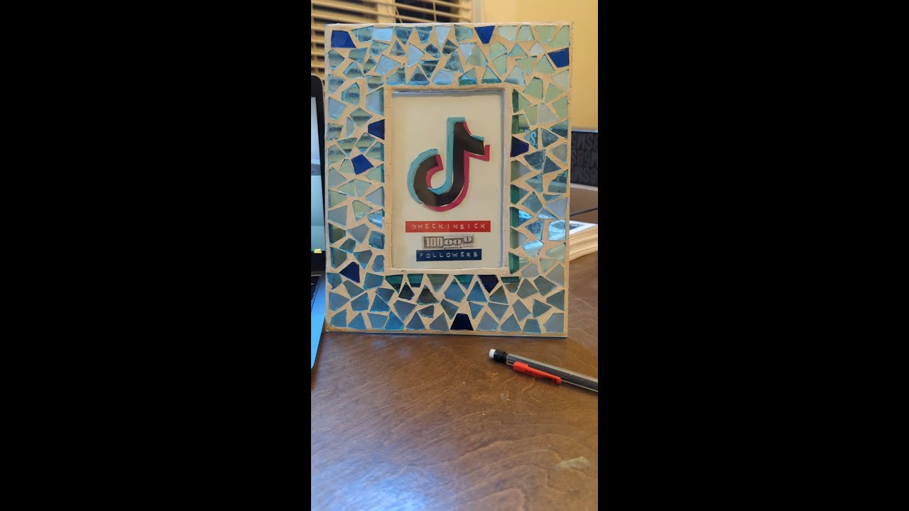 Making my own 100,000 followers plaque