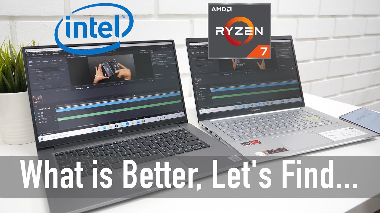 Intel Core i7 Laptop vs AMD Ryzen 7 Laptops Real World Test