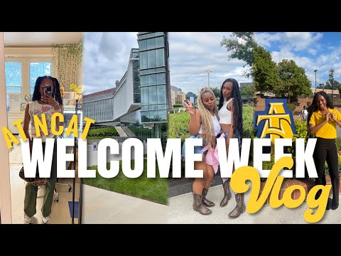 COLLEGE DIARIES 006: WELCOME WEEK AT NCAT✨💙💛| induction ceremony, trail ride, GRWM +MORE