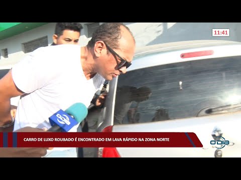 Carro de luxo roubado é encontrado em lava rápido na zona norte 29 08 2022